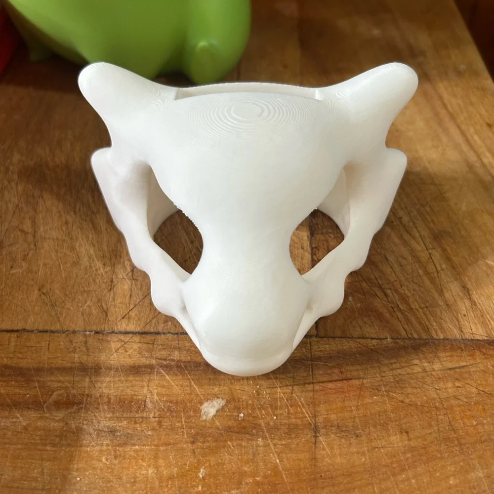 Cubone face mask for labubu